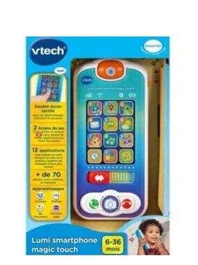 VTech Touch & Chat Light-Up Phone (French Version) - Brand New - Ages 6-36M